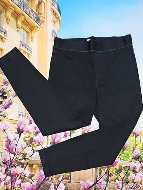 J Brand‎ High Waist Pull On Black Skinny Jeggings Size 31